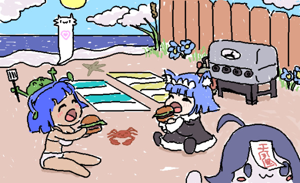 no title by Kittykaki Backyard BBQ